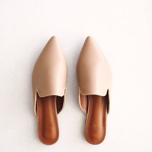 Vici Slide on Over Flat - Beige NWB